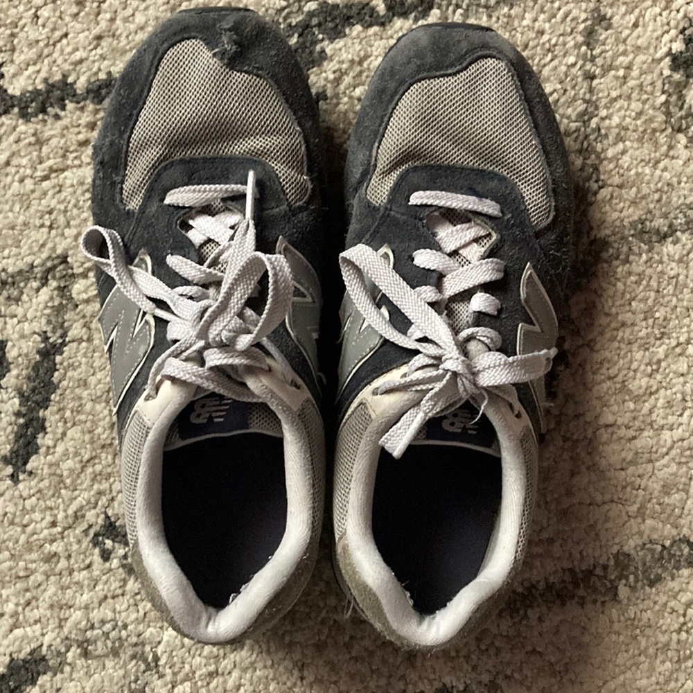 New Balance 574 Blue and Gray Sneakers